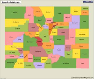 Colorado County Map