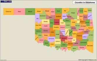 Oklahoma County Map