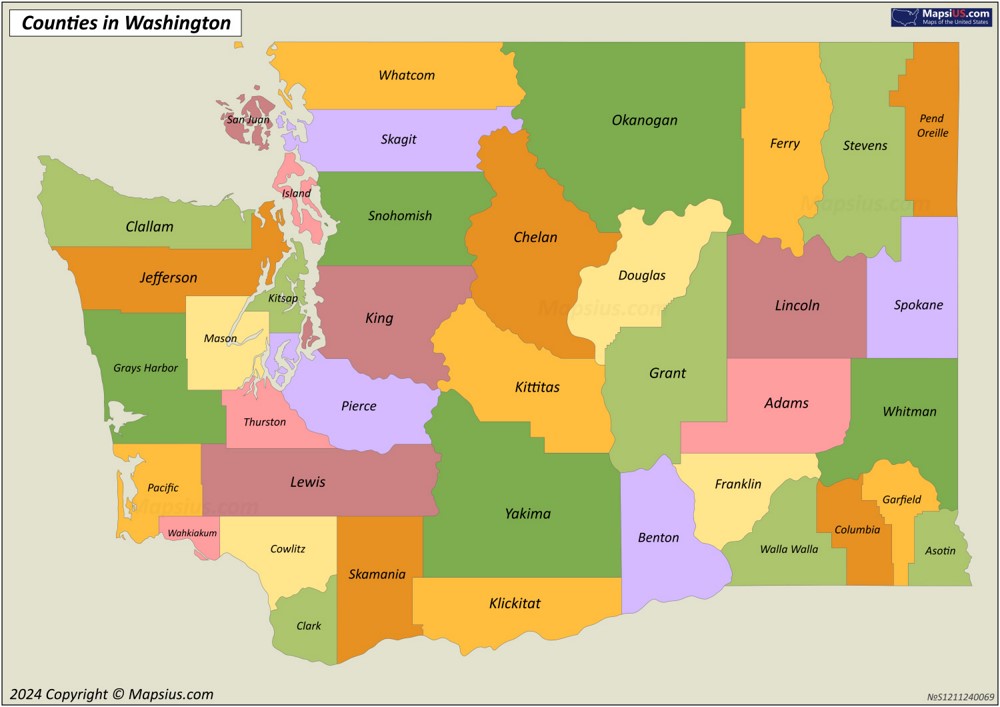 Washington County Map