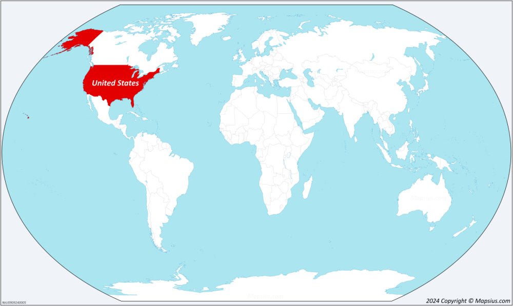 United States Location Map